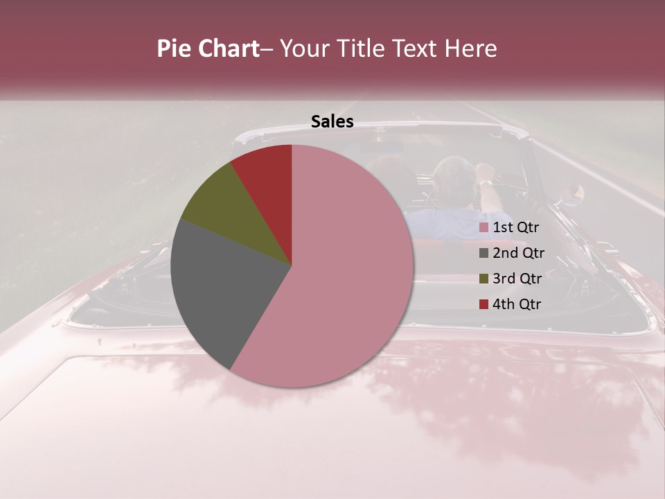 Road Horizontal Sixties PowerPoint Template