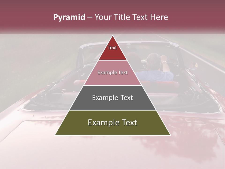 Road Horizontal Sixties PowerPoint Template
