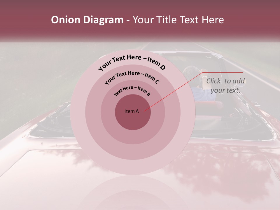 Road Horizontal Sixties PowerPoint Template
