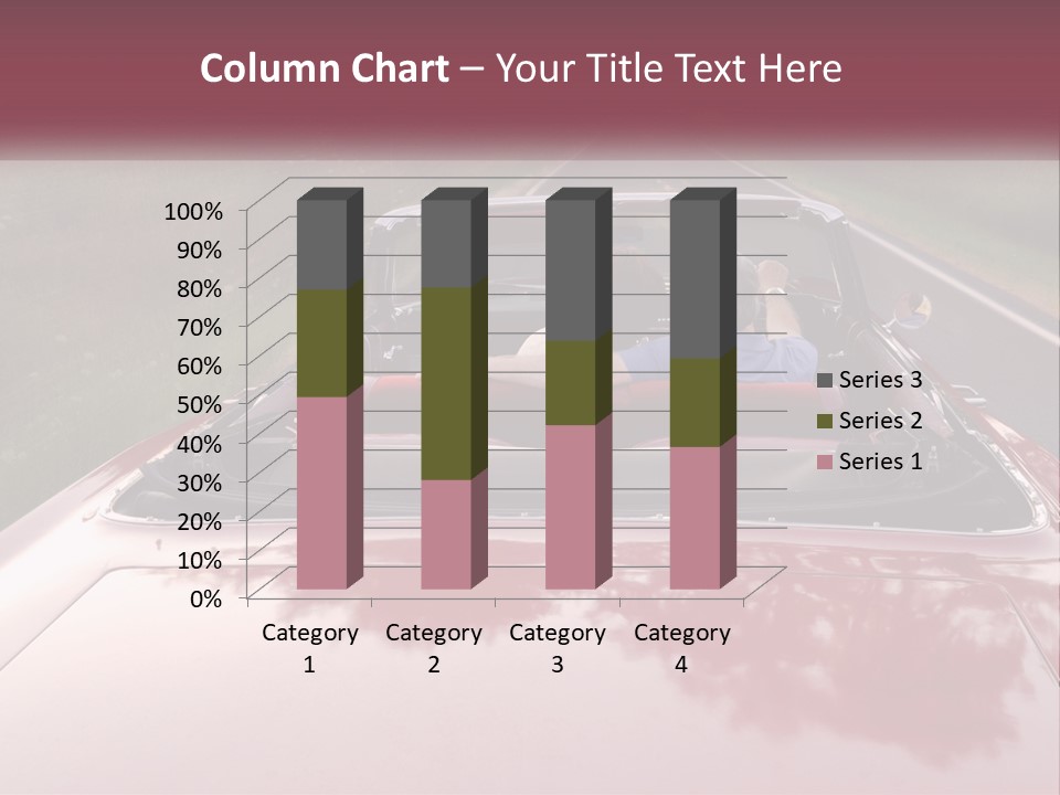 Road Horizontal Sixties PowerPoint Template