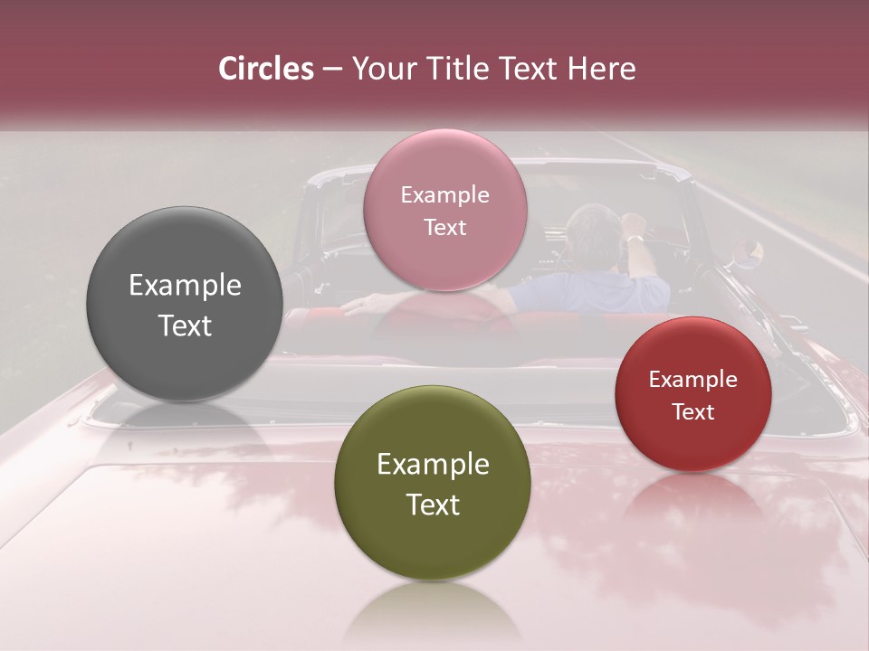 Road Horizontal Sixties PowerPoint Template