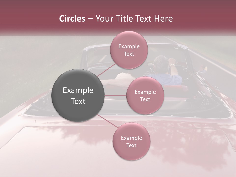 Road Horizontal Sixties PowerPoint Template