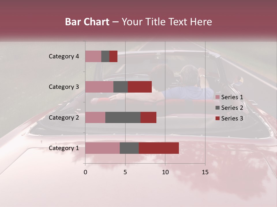Road Horizontal Sixties PowerPoint Template
