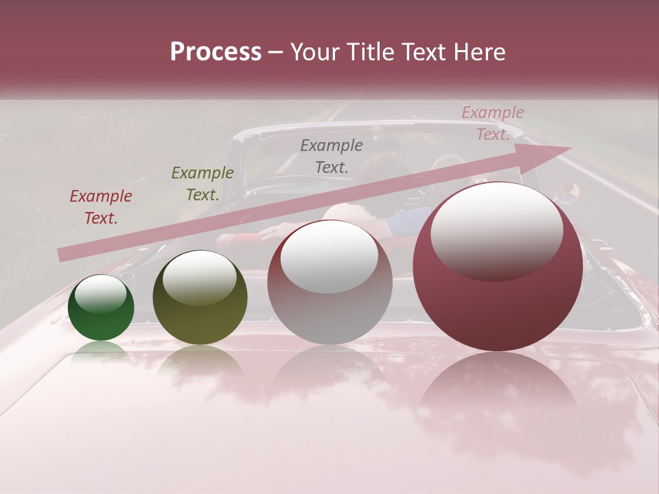 Road Horizontal Sixties PowerPoint Template