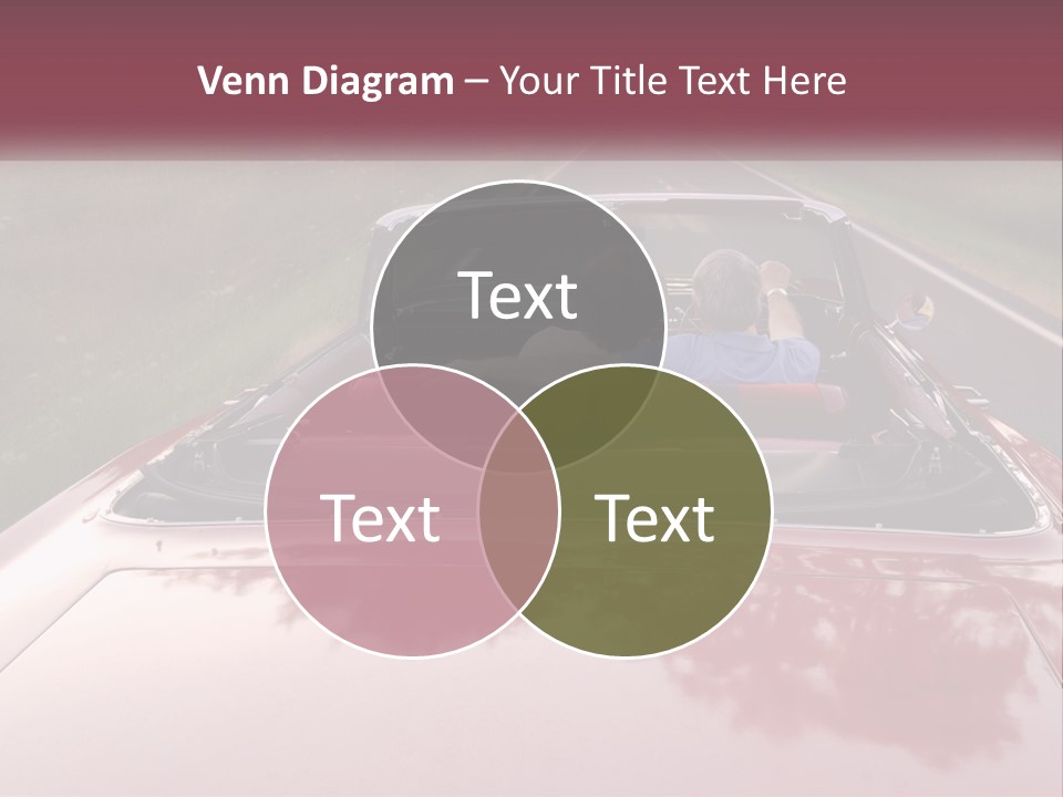 Road Horizontal Sixties PowerPoint Template
