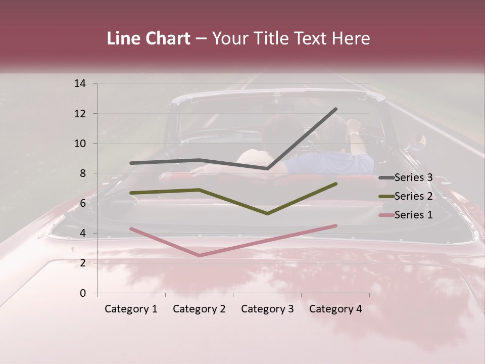 Road Horizontal Sixties PowerPoint Template