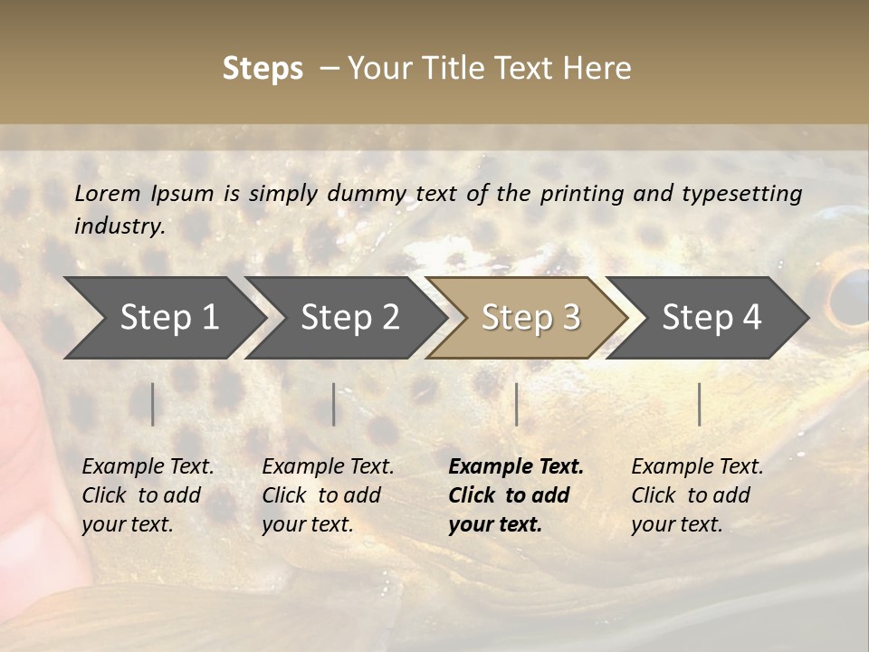 Fishing Rainbow Catch PowerPoint Template