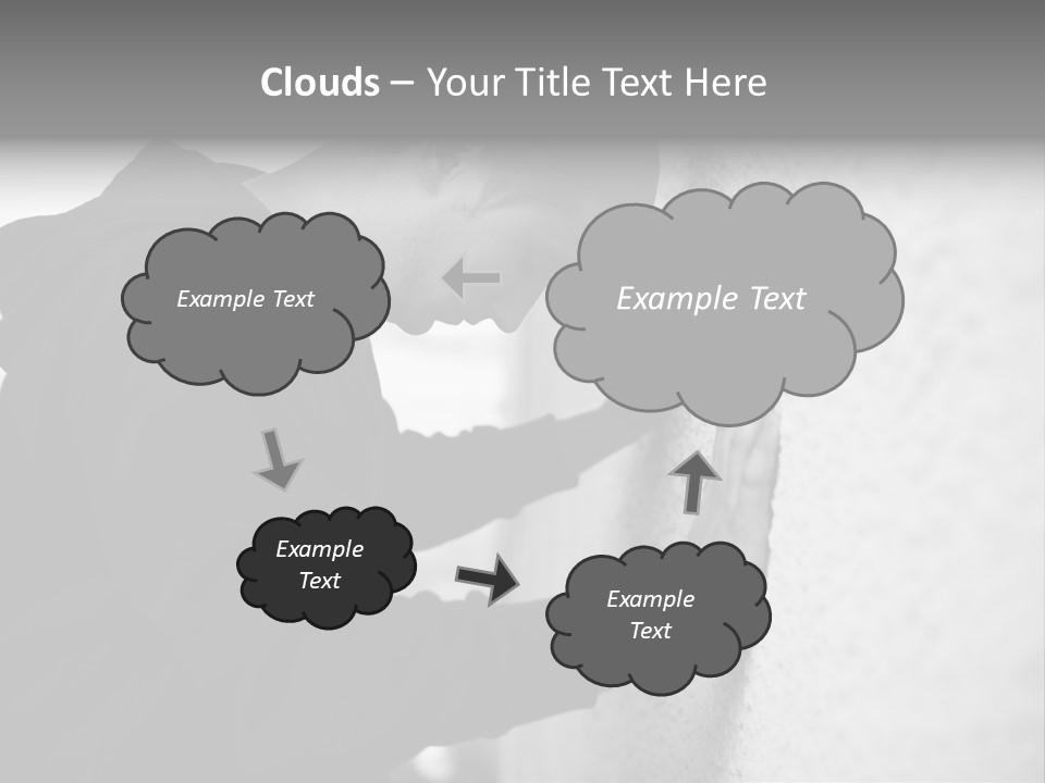 Cry Feelings Portrait PowerPoint Template