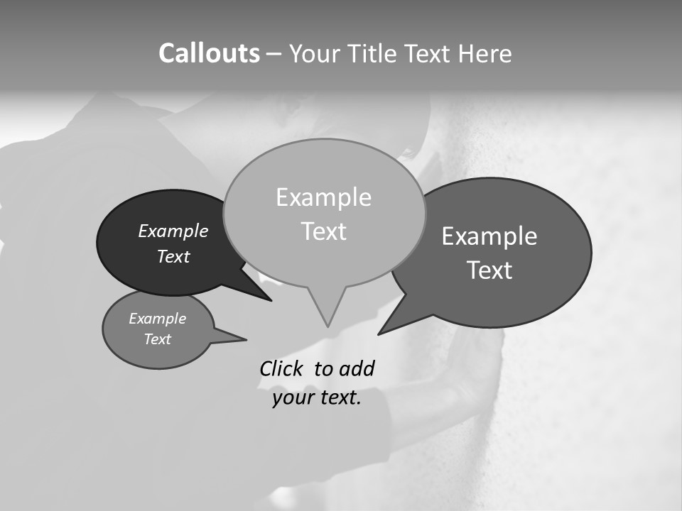 Cry Feelings Portrait PowerPoint Template