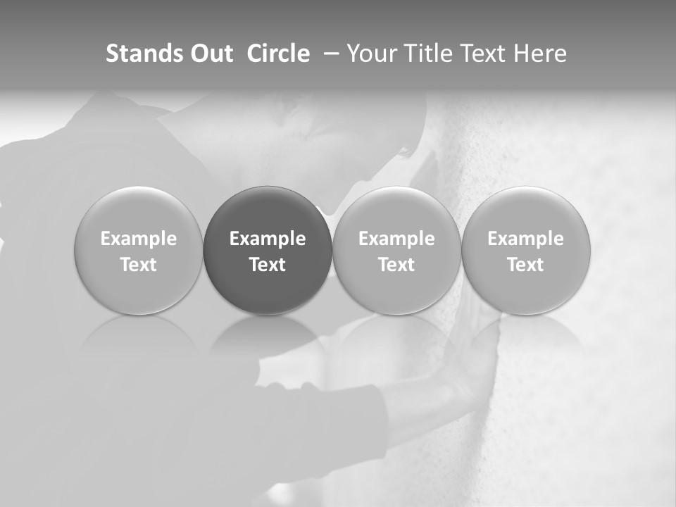 Cry Feelings Portrait PowerPoint Template