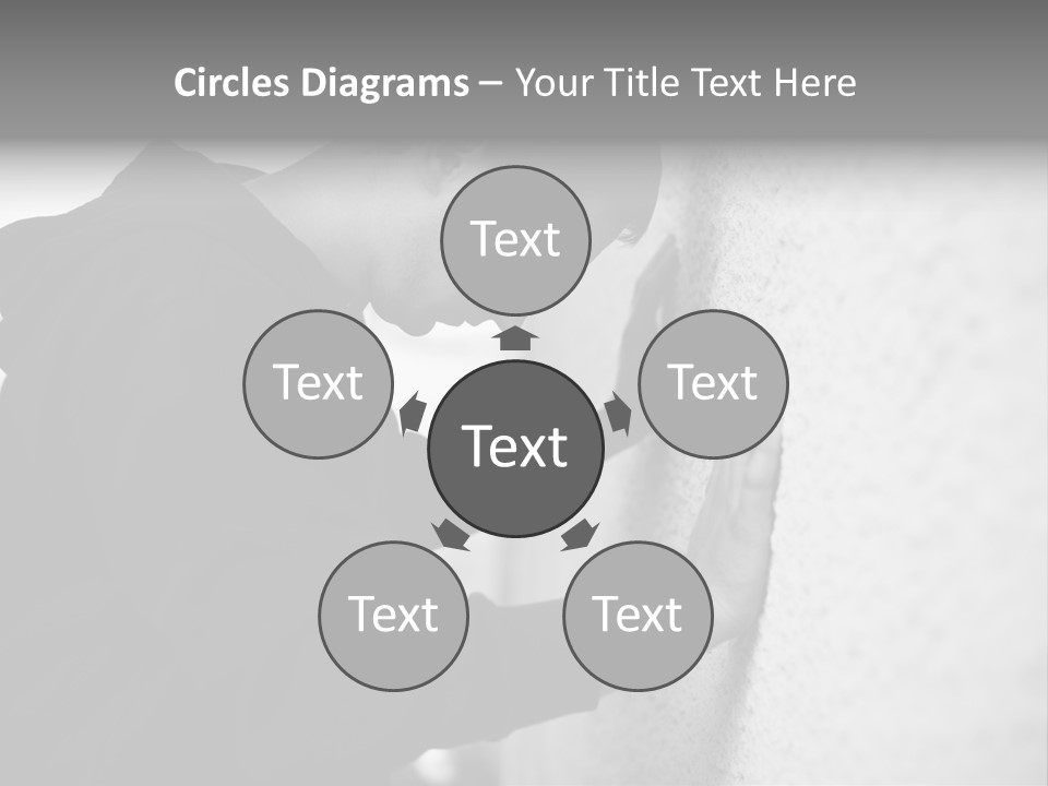 Cry Feelings Portrait PowerPoint Template