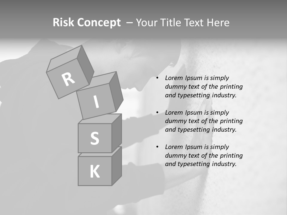 Cry Feelings Portrait PowerPoint Template