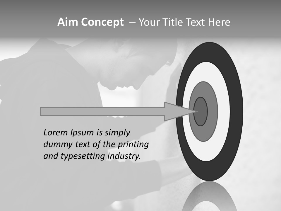 Cry Feelings Portrait PowerPoint Template