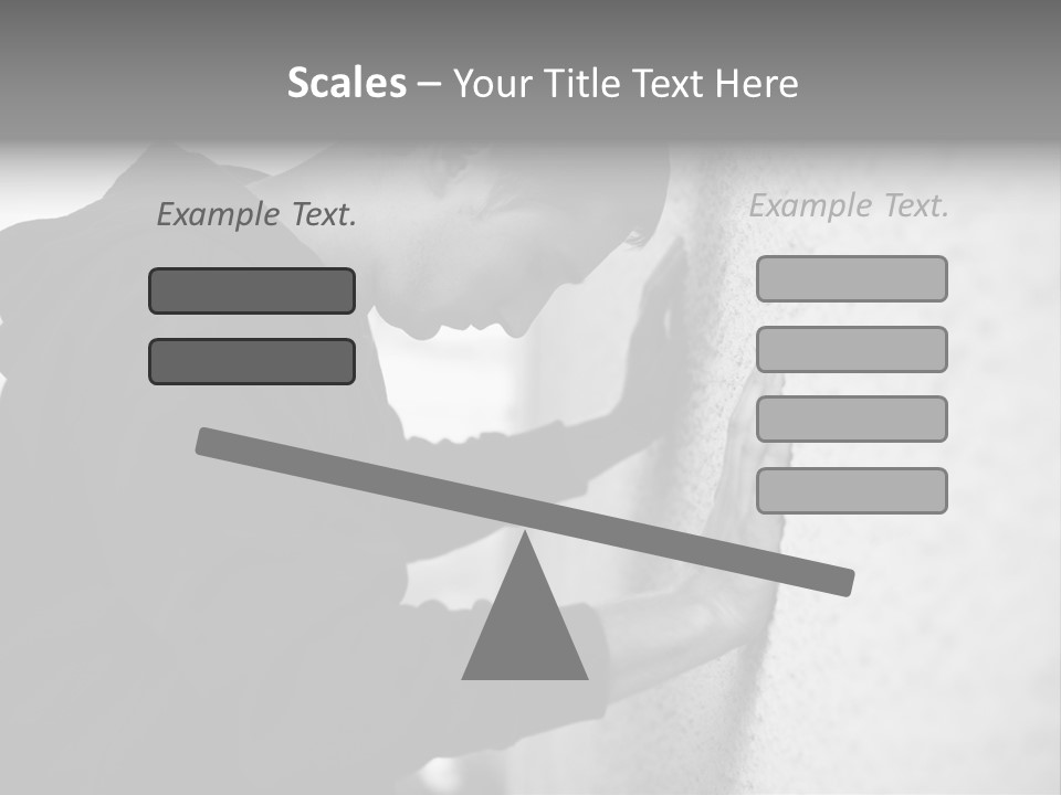 Cry Feelings Portrait PowerPoint Template