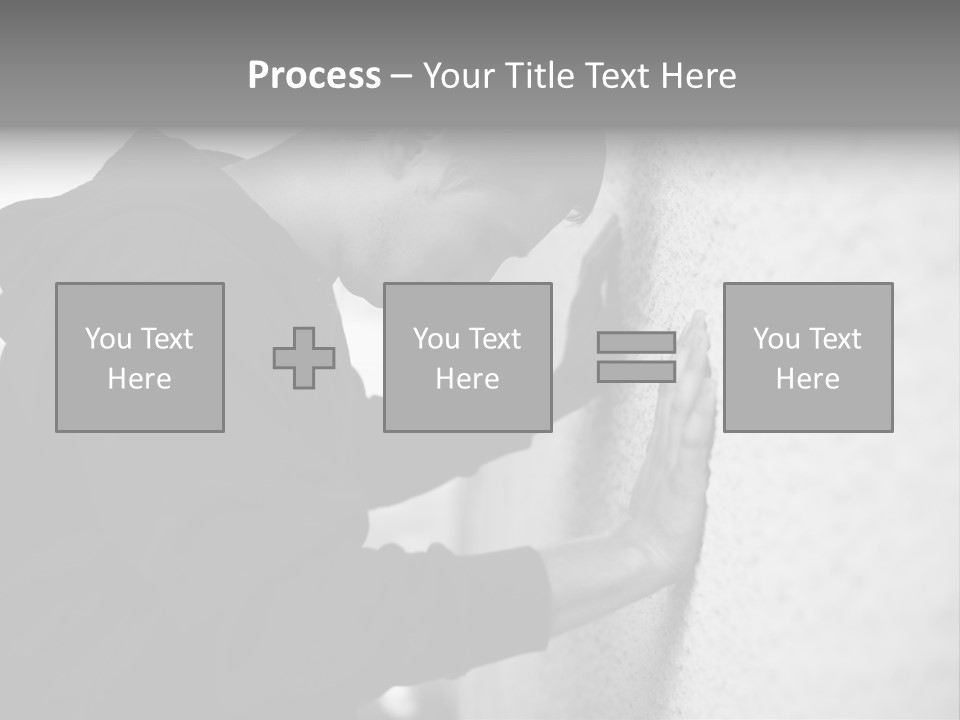 Cry Feelings Portrait PowerPoint Template