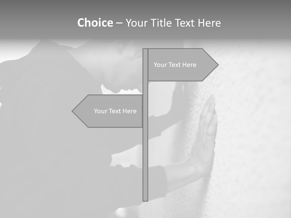 Cry Feelings Portrait PowerPoint Template