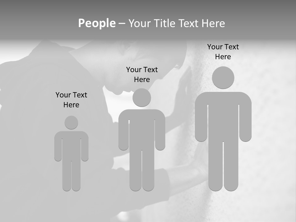 Cry Feelings Portrait PowerPoint Template