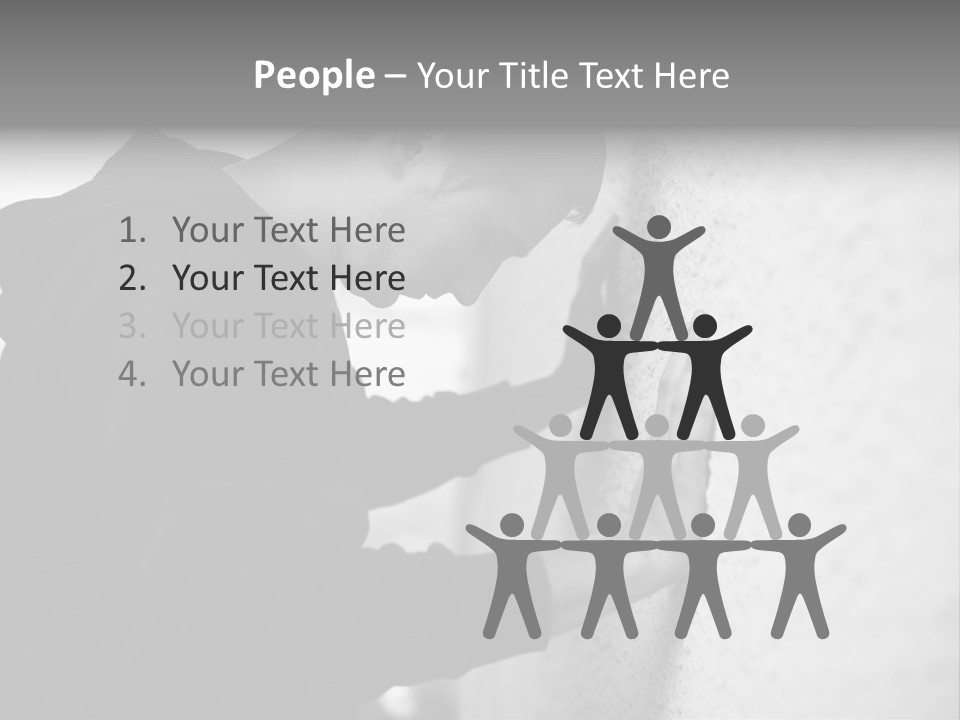 Cry Feelings Portrait PowerPoint Template