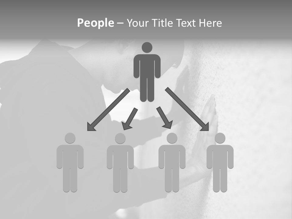 Cry Feelings Portrait PowerPoint Template