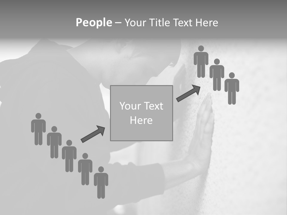 Cry Feelings Portrait PowerPoint Template