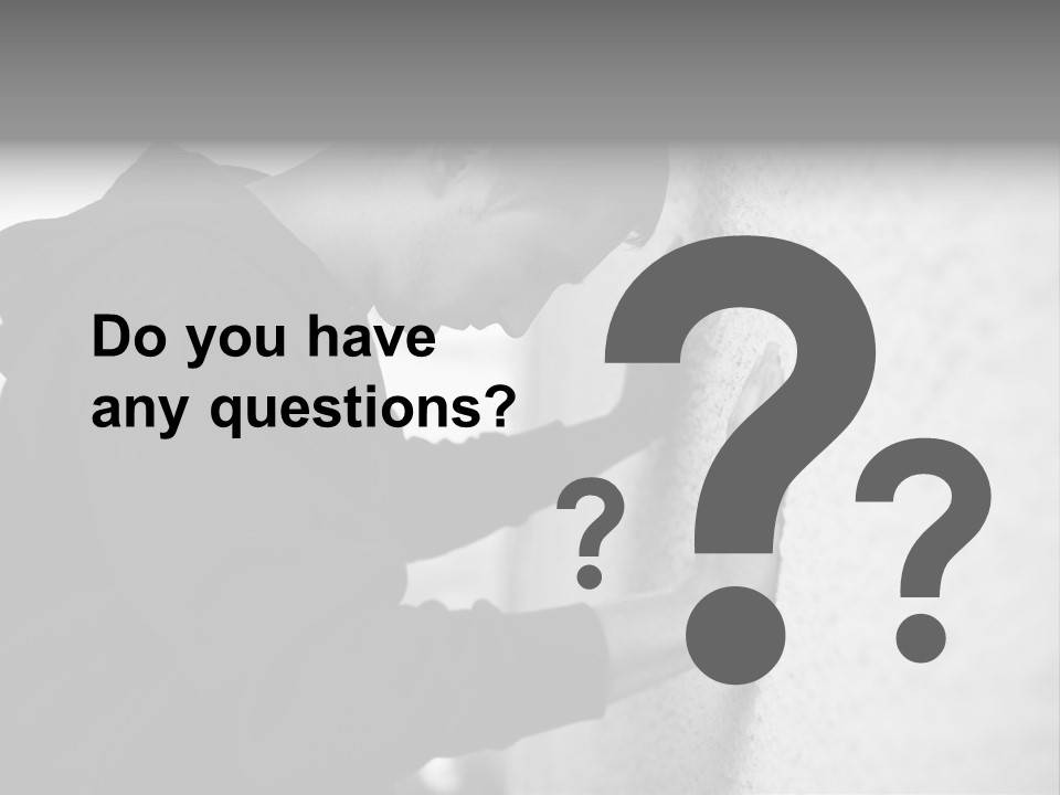 Cry Feelings Portrait PowerPoint Template