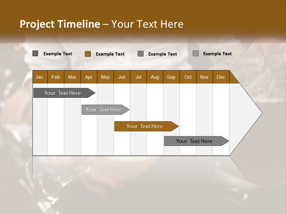 Sobriety Pour Caucasian PowerPoint Template