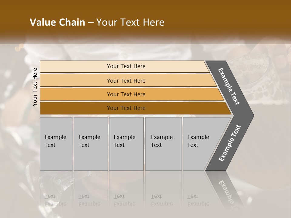 Sobriety Pour Caucasian PowerPoint Template