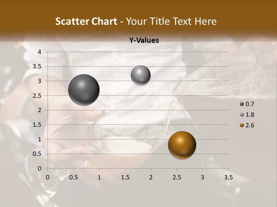 Sobriety Pour Caucasian PowerPoint Template