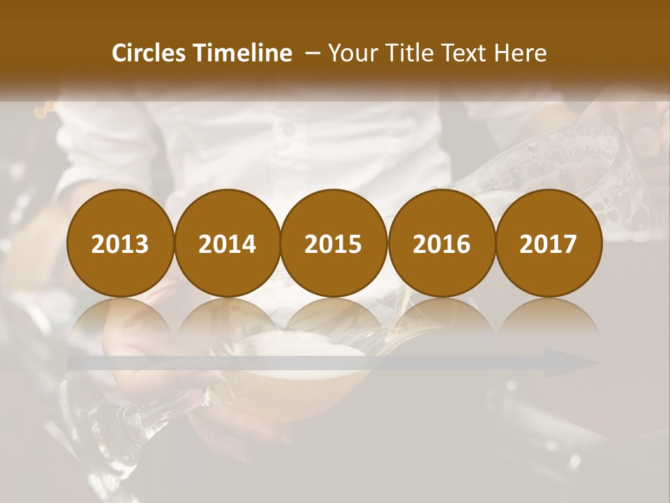 Sobriety Pour Caucasian PowerPoint Template