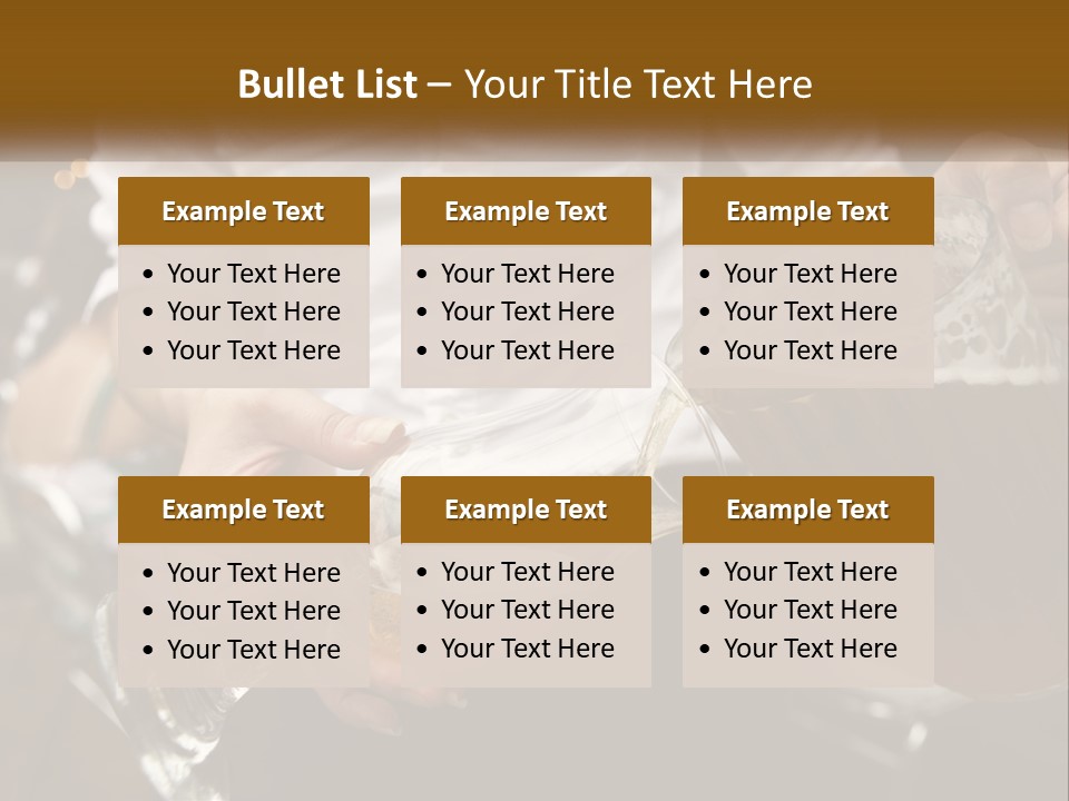 Sobriety Pour Caucasian PowerPoint Template