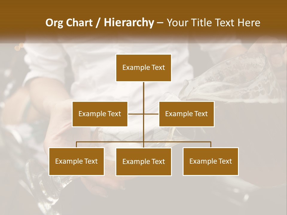 Sobriety Pour Caucasian PowerPoint Template