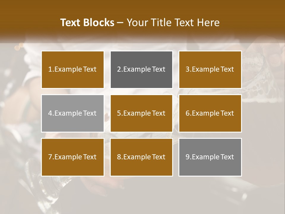 Sobriety Pour Caucasian PowerPoint Template