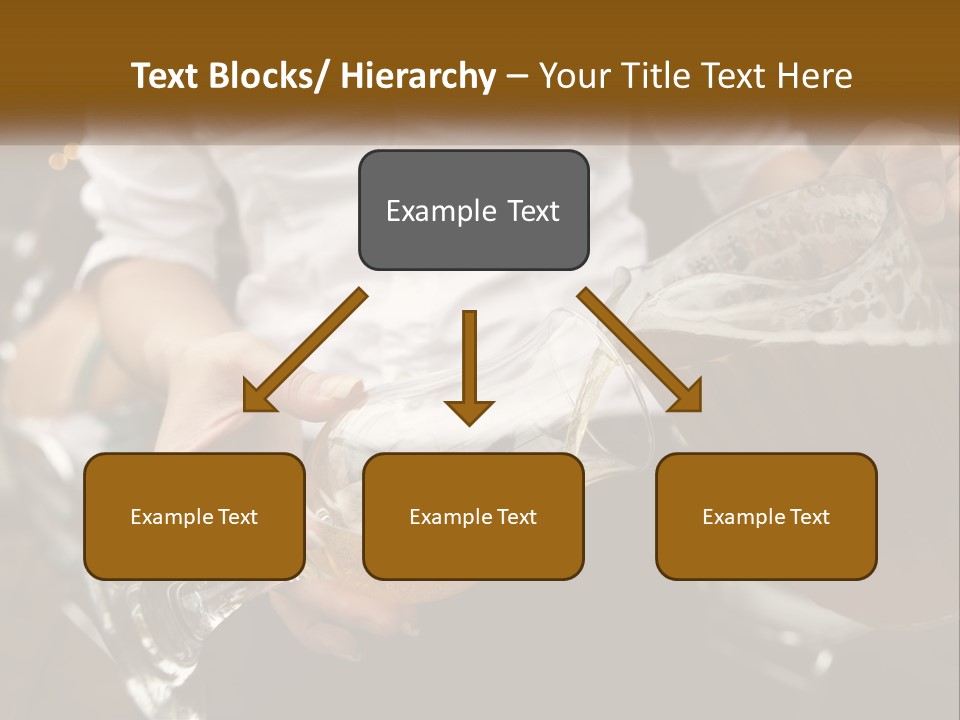 Sobriety Pour Caucasian PowerPoint Template
