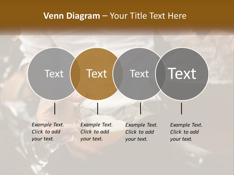 Sobriety Pour Caucasian PowerPoint Template