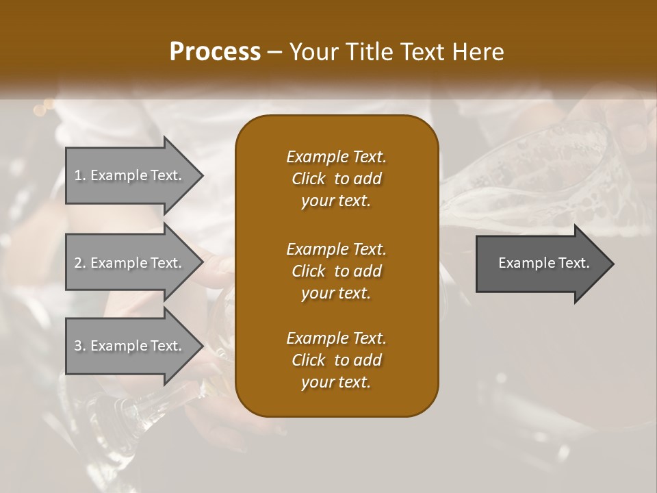 Sobriety Pour Caucasian PowerPoint Template
