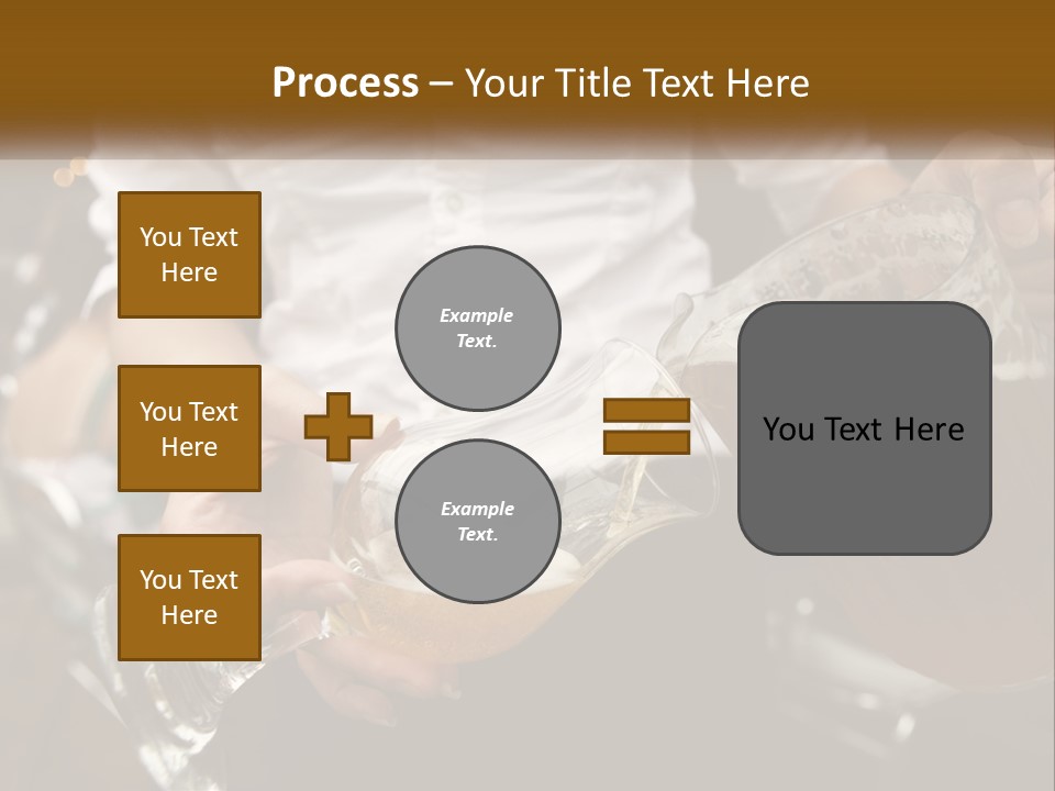 Sobriety Pour Caucasian PowerPoint Template