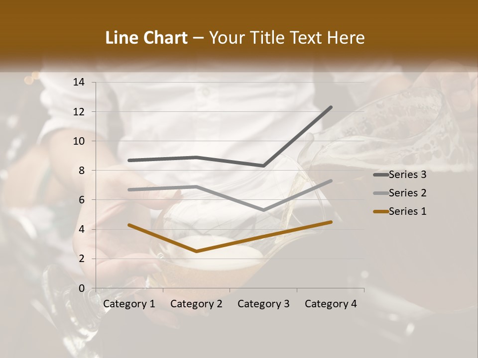 Sobriety Pour Caucasian PowerPoint Template
