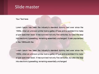 Harvest Fruit Juicy PowerPoint Template