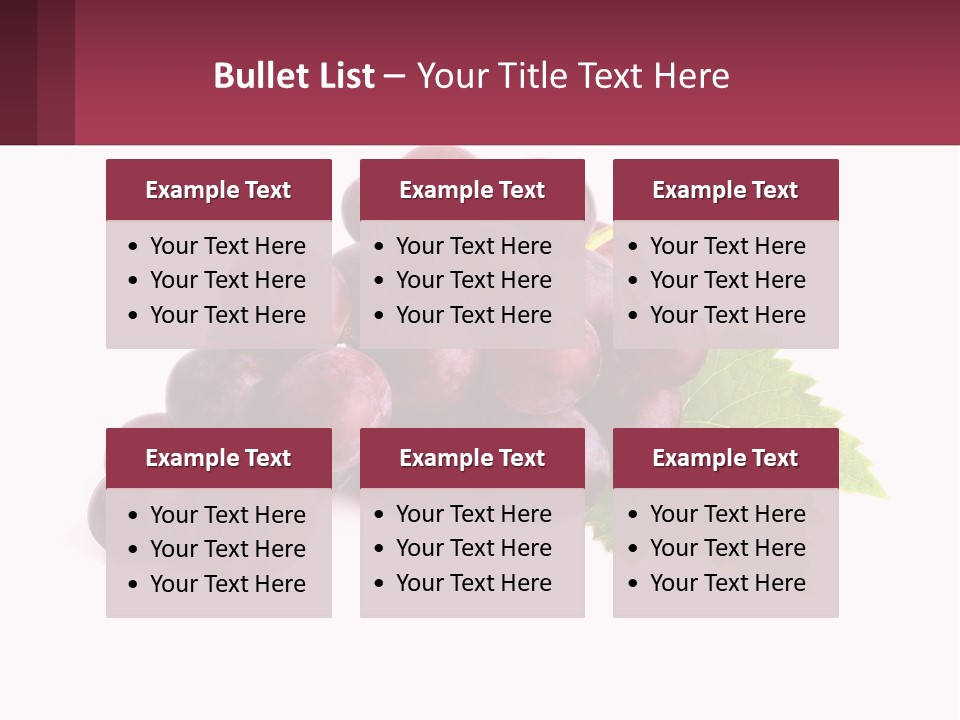 Harvest Fruit Juicy PowerPoint Template