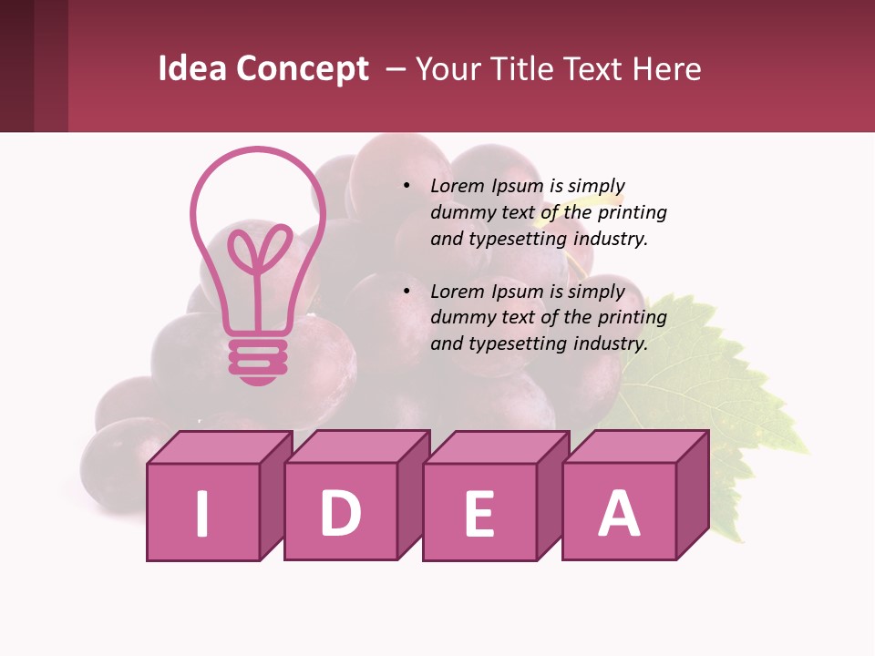 Harvest Fruit Juicy PowerPoint Template