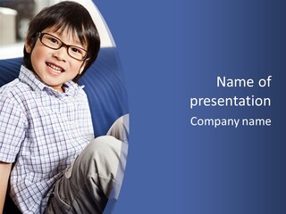 Happiness Expression Asian PowerPoint Template