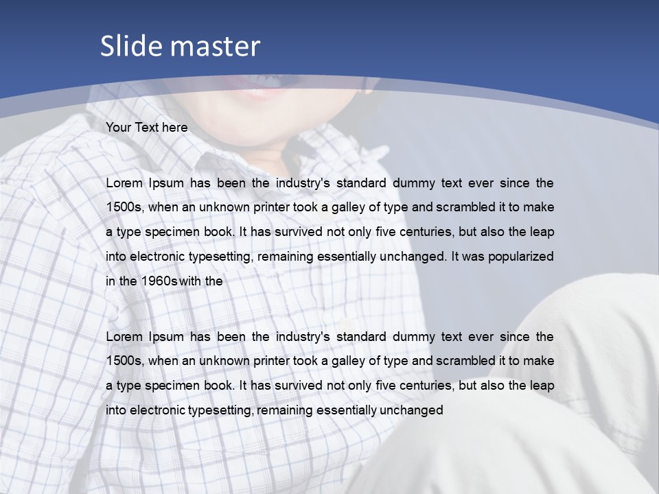 Happiness Expression Asian PowerPoint Template