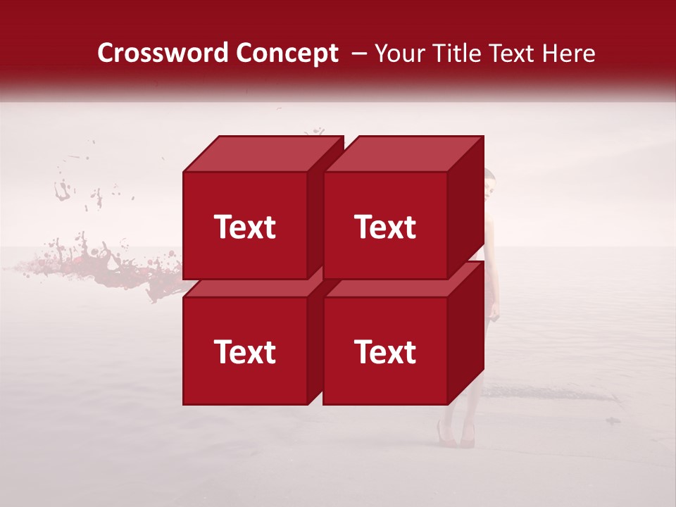 Paint Harbor Water PowerPoint Template