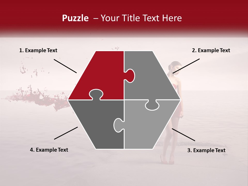 Paint Harbor Water PowerPoint Template