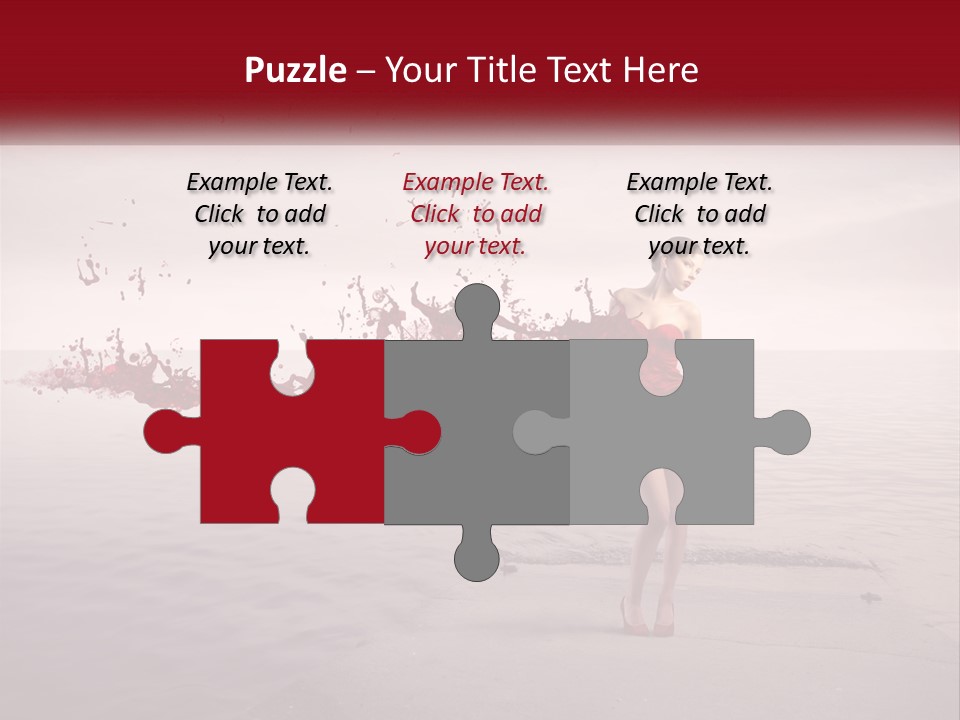 Paint Harbor Water PowerPoint Template