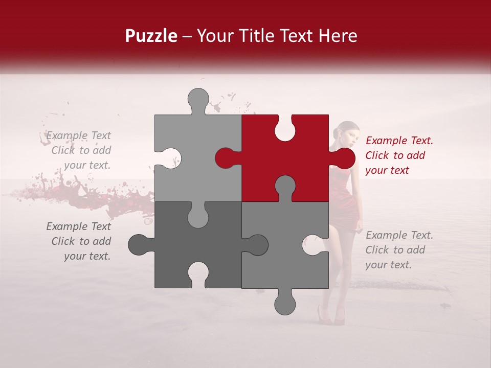 Paint Harbor Water PowerPoint Template