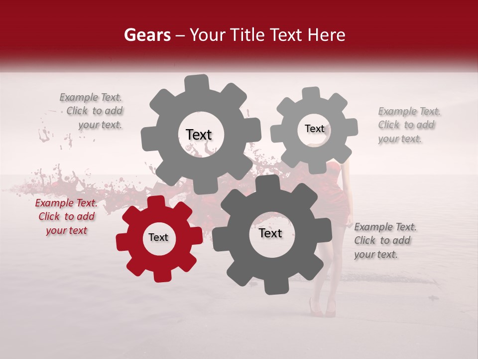 Paint Harbor Water PowerPoint Template