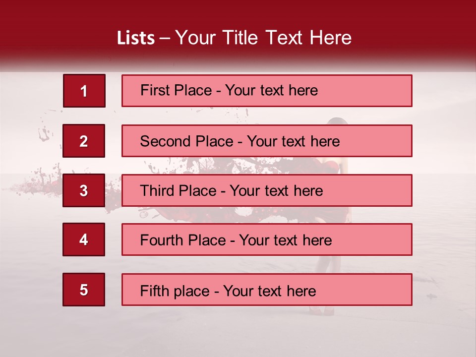 Paint Harbor Water PowerPoint Template