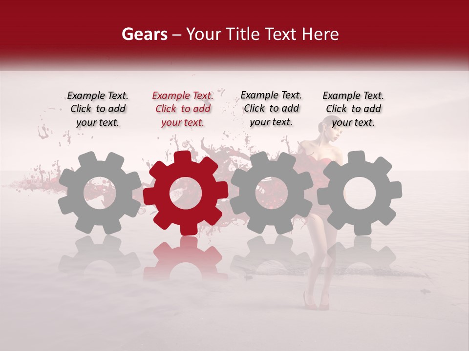 Paint Harbor Water PowerPoint Template