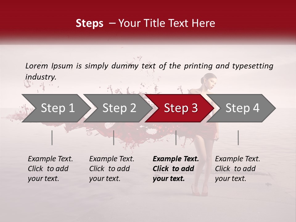 Paint Harbor Water PowerPoint Template